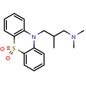 Chemical structure of OXOMEMAZINE , CAS 3689-50-7, AChemBlock Z238917