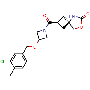 Chemical structure of MAGL-IN-4 , CAS 2135785-20-3, AChemBlock Z238929