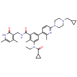 Chemical structure of EZH2-IN-2 , CAS 2238821-31-1, AChemBlock Z238930
