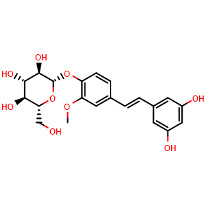 Chemical structure of Gnetifolin E , CAS 140671-07-4, AChemBlock Z238947