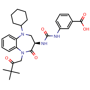 Chemical structure of Nastorazepide , CAS 209219-38-5, AChemBlock Z238968