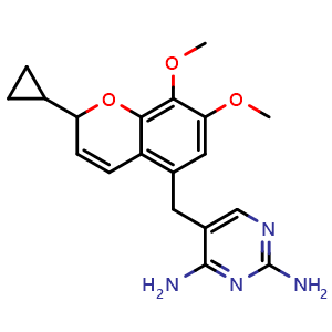 Chemical structure of Iclaprim , CAS 192314-93-5, AChemBlock Z238970