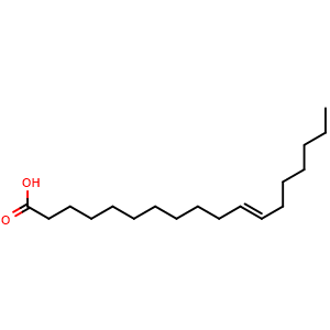 Chemical structure of trans-Vaccenic acid , CAS 693-72-1, AChemBlock Z238977