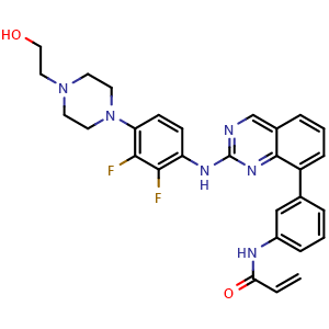Chemical structure of Olafertinib , CAS 1660963-42-7, AChemBlock Z238978