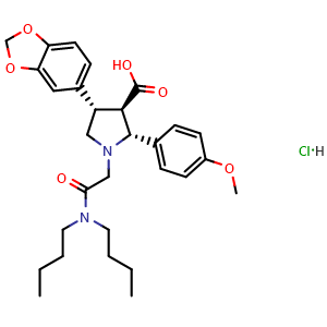 Chemical structure of Atrasentan hydrochloride , CAS 195733-43-8, AChemBlock Z238981